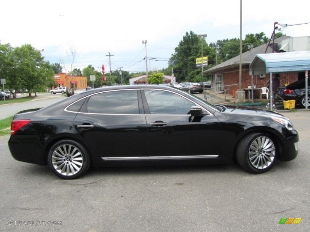 2014 Equus Signature - Caspian Black / Jet Black photo #11