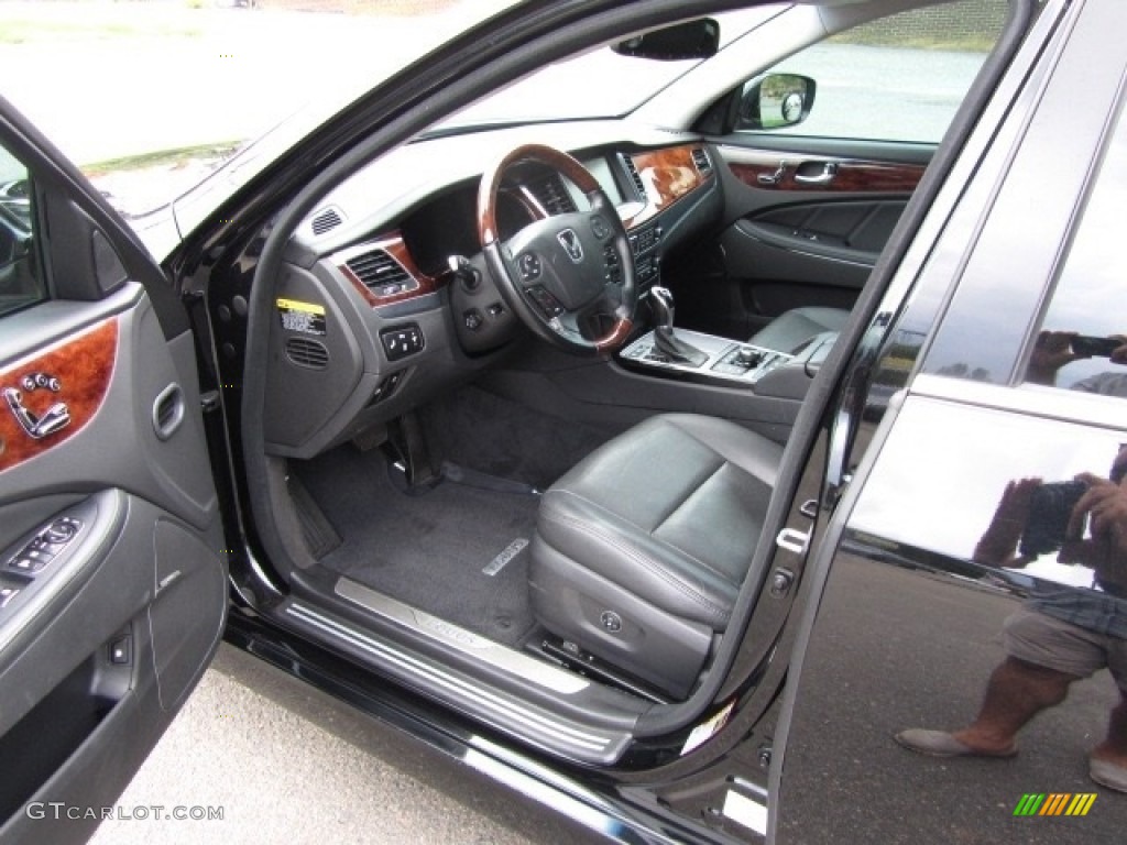 2014 Equus Signature - Caspian Black / Jet Black photo #17