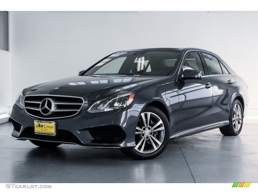 2016 E 250 Bluetec Sedan - Steel Grey Metallic / Black photo #12