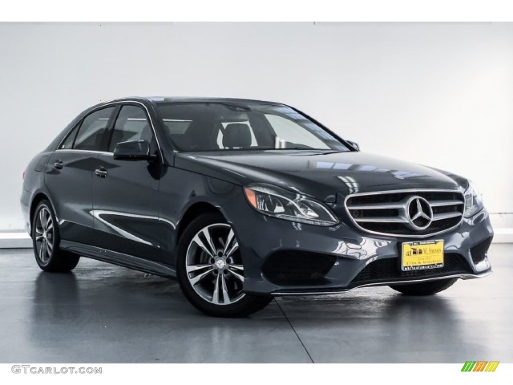 2016 E 250 Bluetec Sedan - Steel Grey Metallic / Black photo #14