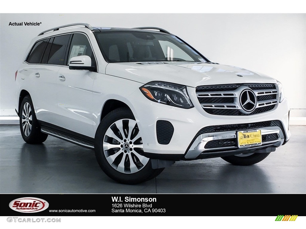 2018 GLS 450 4Matic - Polar White / Espresso Brown/Black photo #1