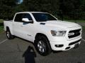 2019 Bright White Ram 1500 Big Horn Crew Cab 4x4  photo #4