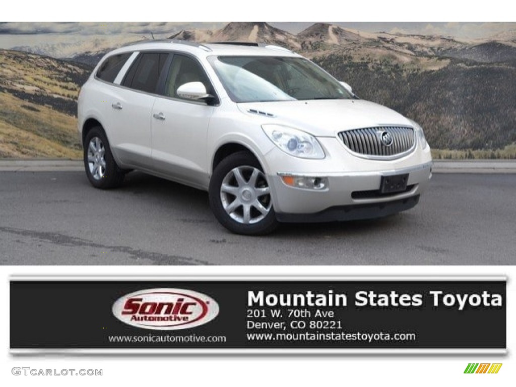 White Diamond Tri Coat Buick Enclave