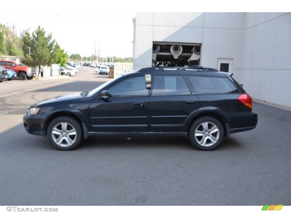 2005 Outback 2.5XT Limited Wagon - Obsidian Black Pearl / Taupe photo #3