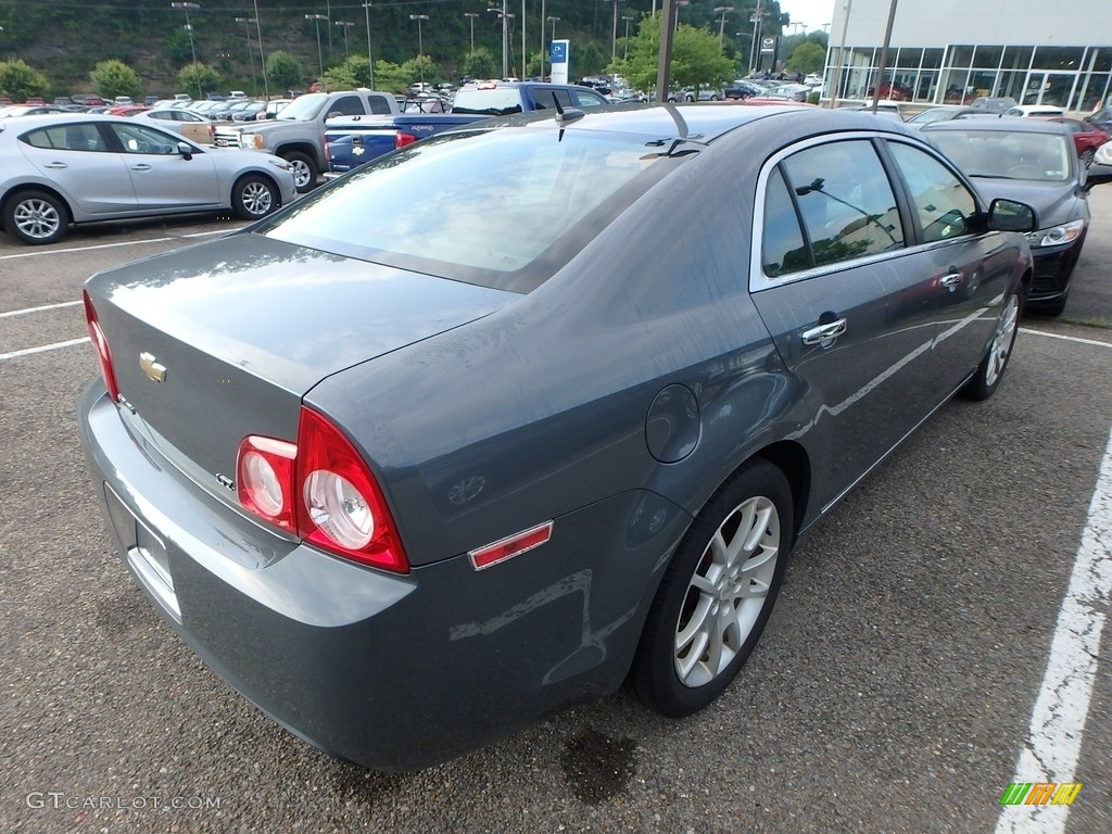 2009 Malibu LTZ Sedan - Dark Gray Metallic / Ebony/Brick photo #4
