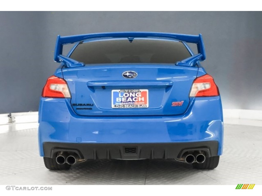 2016 WRX STI HyperBlue Limited Edition - Hyper Blue / Carbon Black/Hyper Blue photo #3