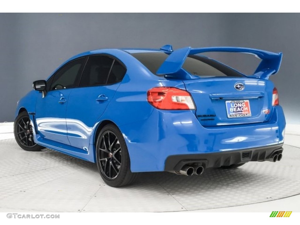 2016 WRX STI HyperBlue Limited Edition - Hyper Blue / Carbon Black/Hyper Blue photo #10