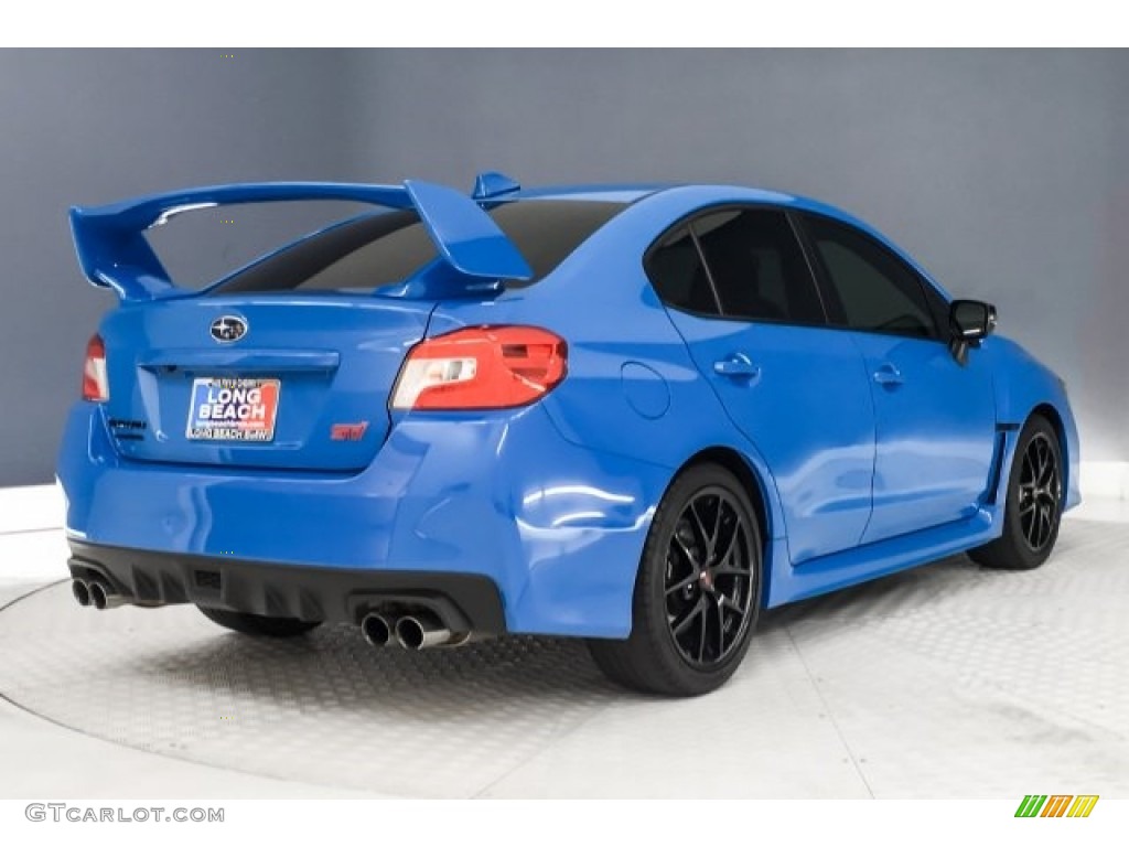 2016 WRX STI HyperBlue Limited Edition - Hyper Blue / Carbon Black/Hyper Blue photo #14