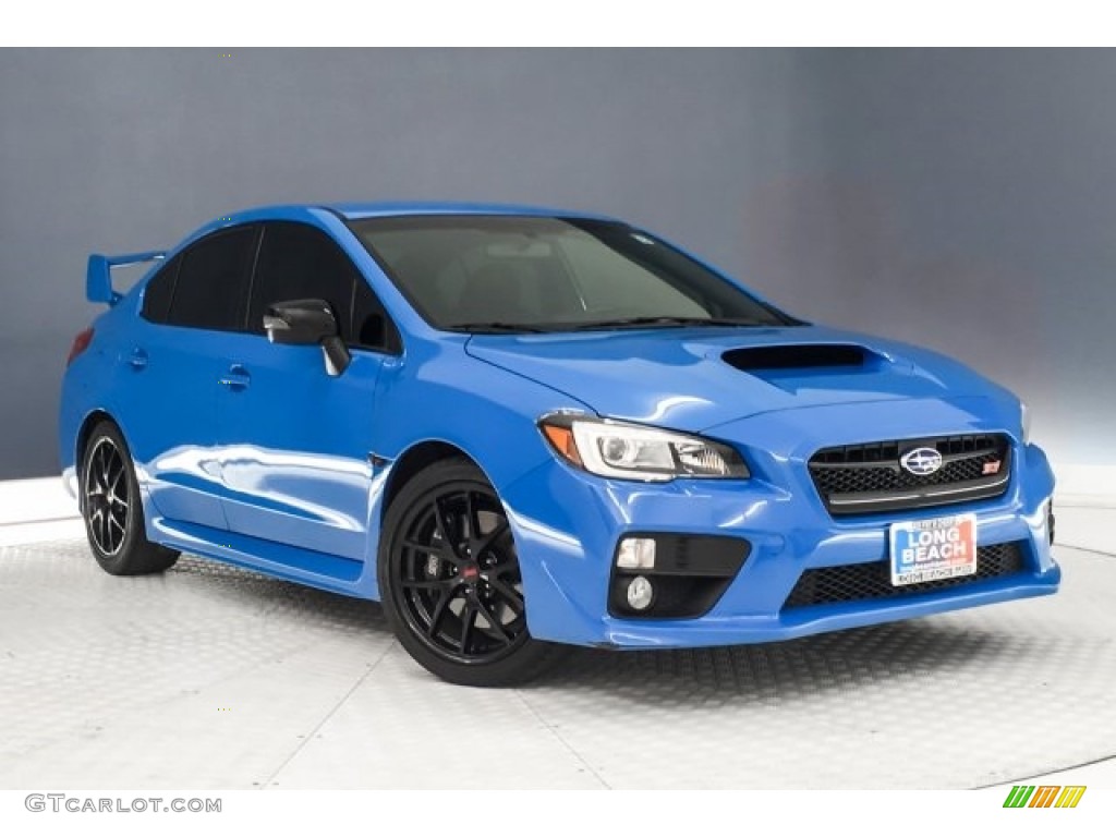 Hyper Blue 2016 Subaru WRX STI HyperBlue Limited Edition Exterior Photo #128684718