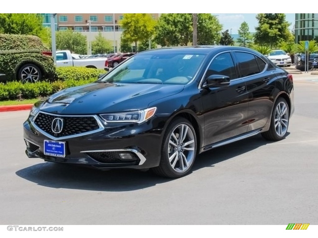 2019 TLX V6 Advance Sedan - Crystal Black Pearl / Espresso photo #3