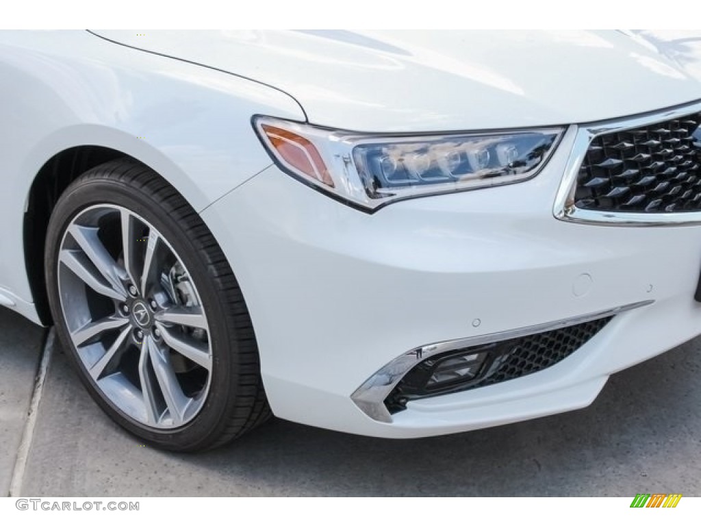 2019 TLX V6 Advance Sedan - Platinum White Pearl / Ebony photo #11