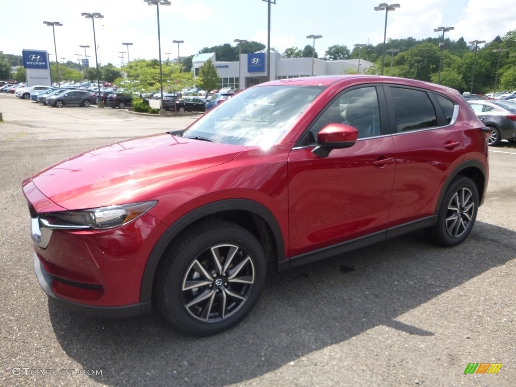 2018 CX-5 Touring AWD - Soul Red Crystal Metallic / Black photo #5