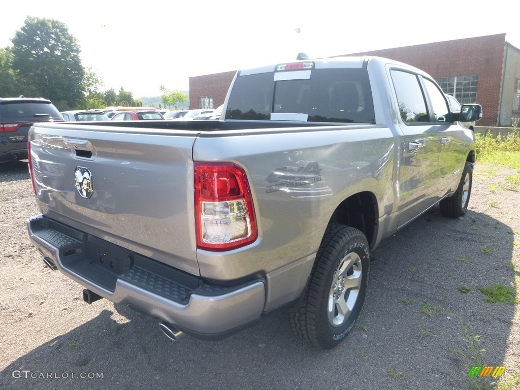 2019 1500 Big Horn Crew Cab 4x4 - Billett Silver Metallic / Black photo #5