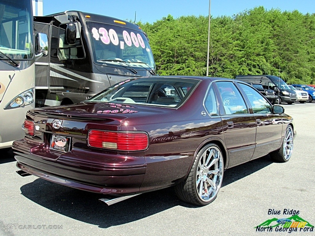 1996 Impala SS - Dark Cherry Metallic / Gray photo #5