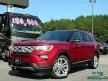 2018 Ruby Red Ford Explorer XLT  photo #1