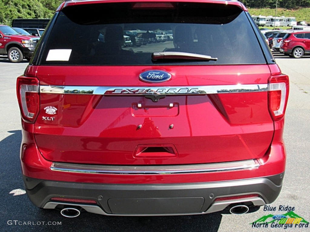 2018 Explorer XLT - Ruby Red / Ebony Black photo #5