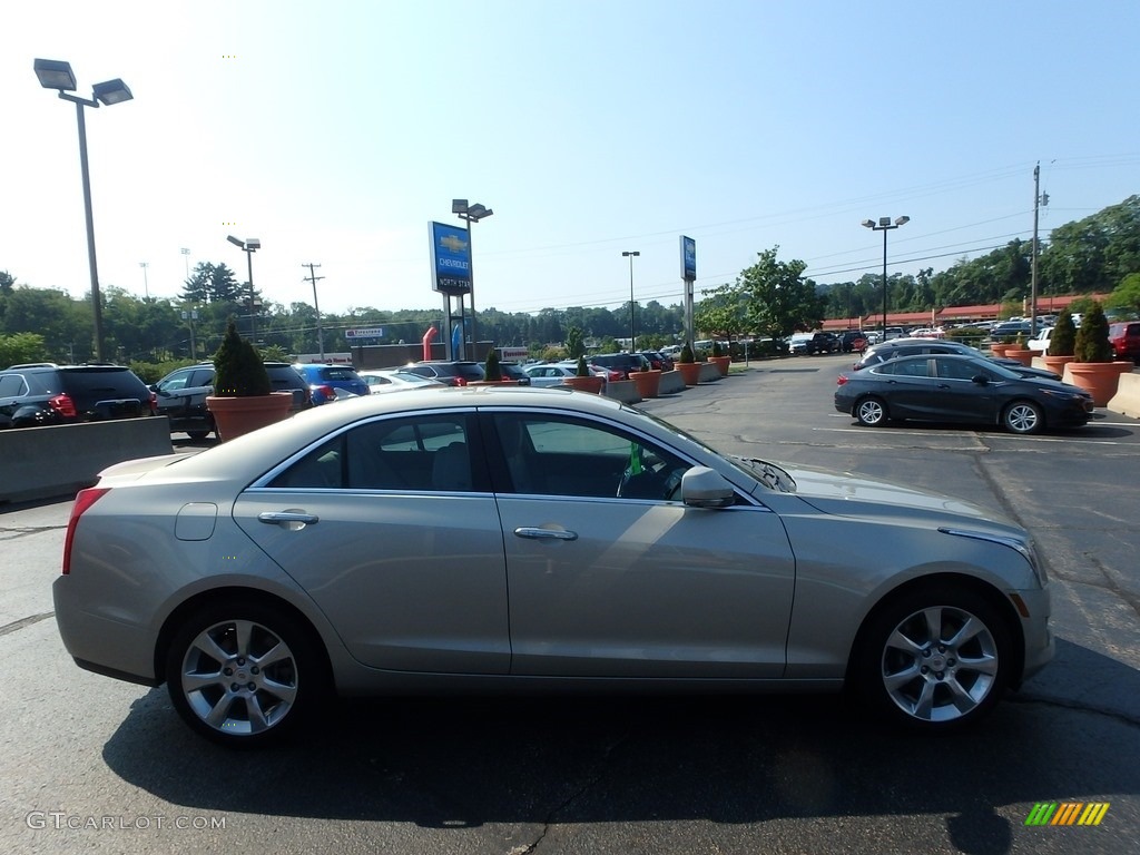 2014 ATS 2.0L Turbo AWD - Silver Coast Metallic / Light Platinum/Brownstone photo #10