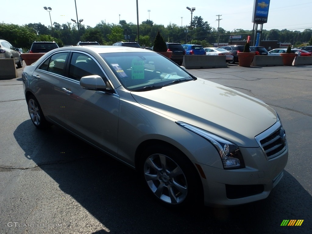 2014 ATS 2.0L Turbo AWD - Silver Coast Metallic / Light Platinum/Brownstone photo #11