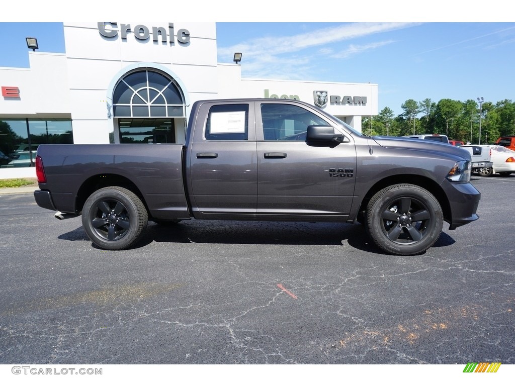 2018 1500 Express Quad Cab - Granite Crystal Metallic / Black/Diesel Gray photo #11
