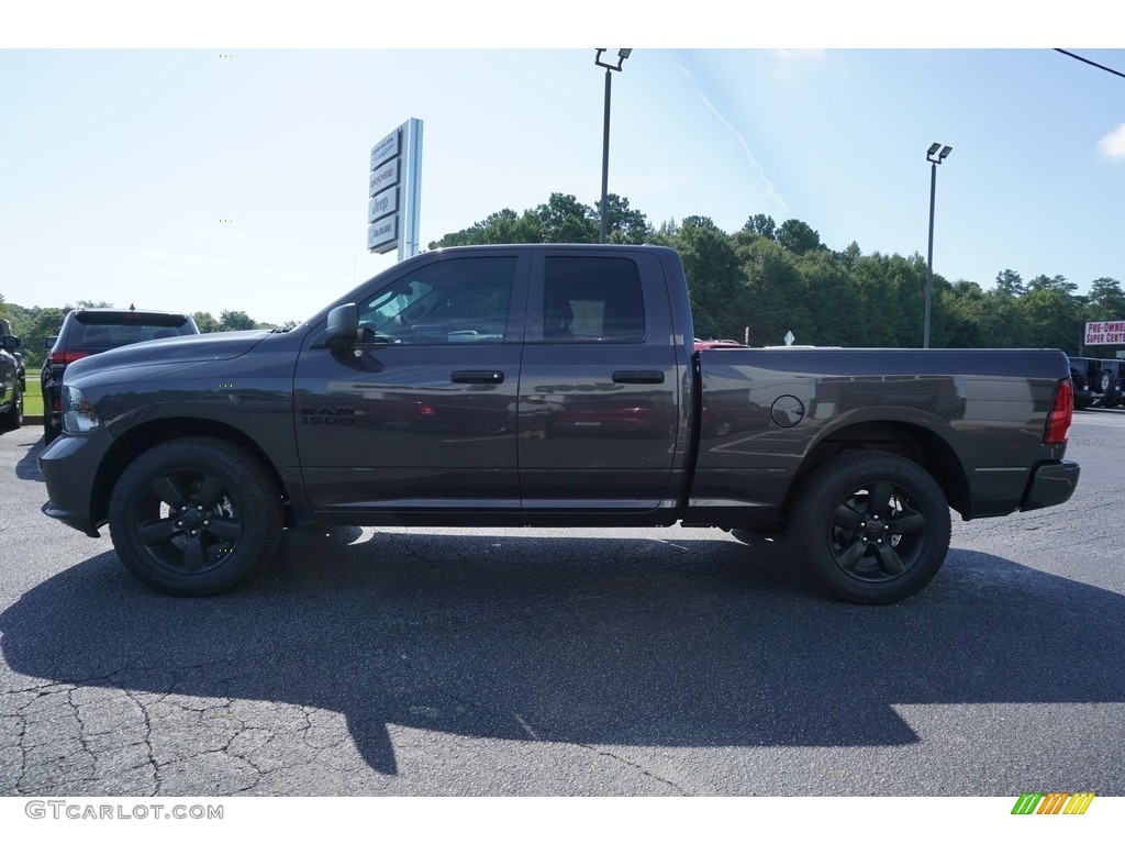 2018 1500 Express Quad Cab - Granite Crystal Metallic / Black/Diesel Gray photo #14