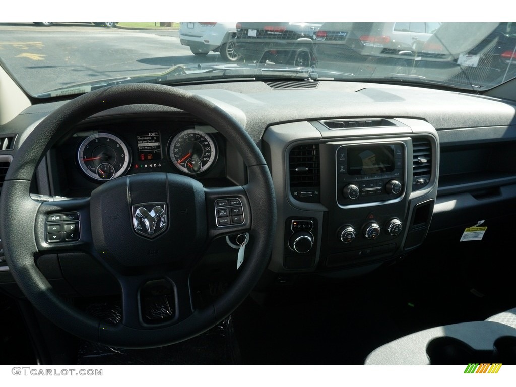 2018 1500 Express Quad Cab - Brilliant Black Crystal Pearl / Black/Diesel Gray photo #5