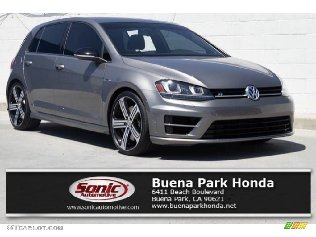 2016 Golf R 4Motion w/DCC. Nav. - Limestone Gray Metallic / Black photo #1