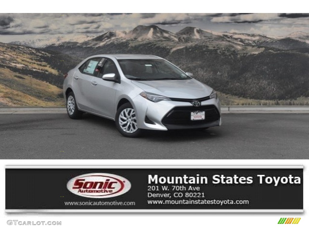 2019 Corolla LE - Classic Silver Metallic / Steel Gray photo #1