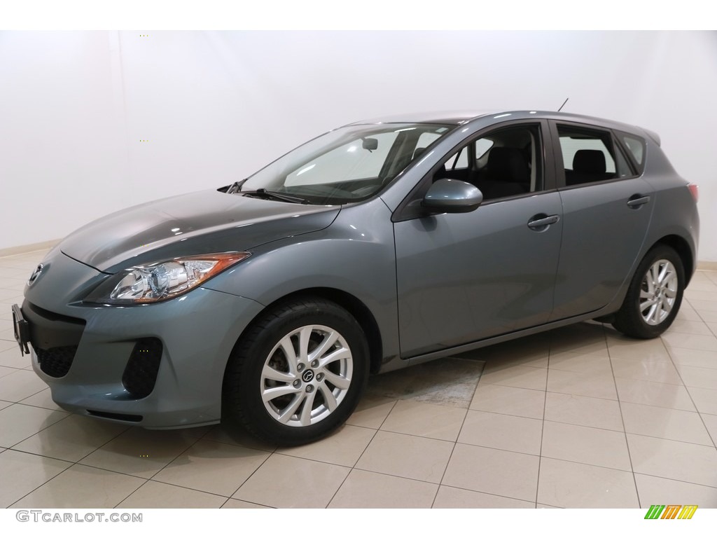 2013 MAZDA3 i Touring 5 Door - Dolphin Gray Mica / Black photo #3