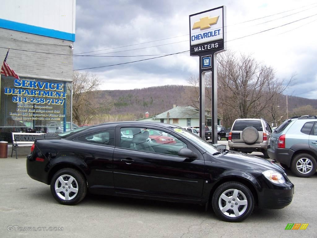 2006 Cobalt LS Coupe - Black / Gray photo #1
