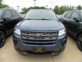 2018 Blue Metallic Ford Explorer XLT 4WD  photo #2