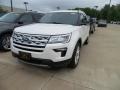 2018 White Platinum Ford Explorer XLT 4WD  photo #1
