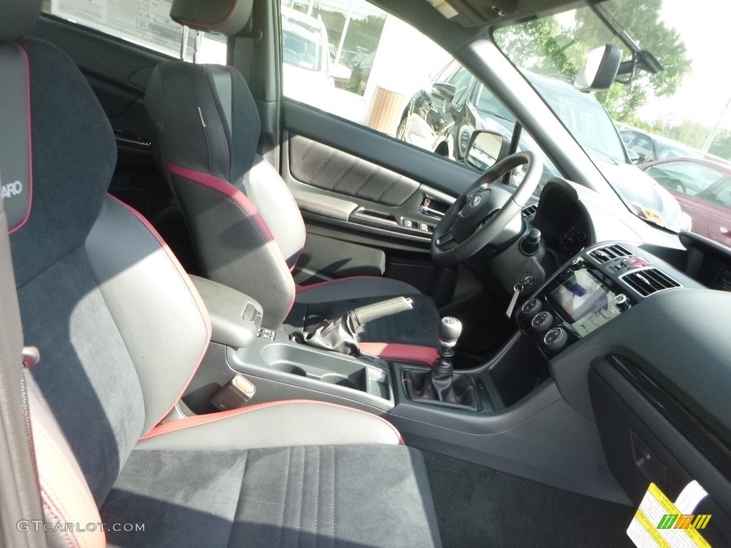 2019 WRX Premium - Dark Gray Metallic / Recaro Black Ultrasuede/Carbon Black photo #10