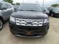2018 Shadow Black Ford Explorer XLT 4WD  photo #2