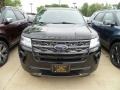 2018 Shadow Black Ford Explorer XLT 4WD  photo #2