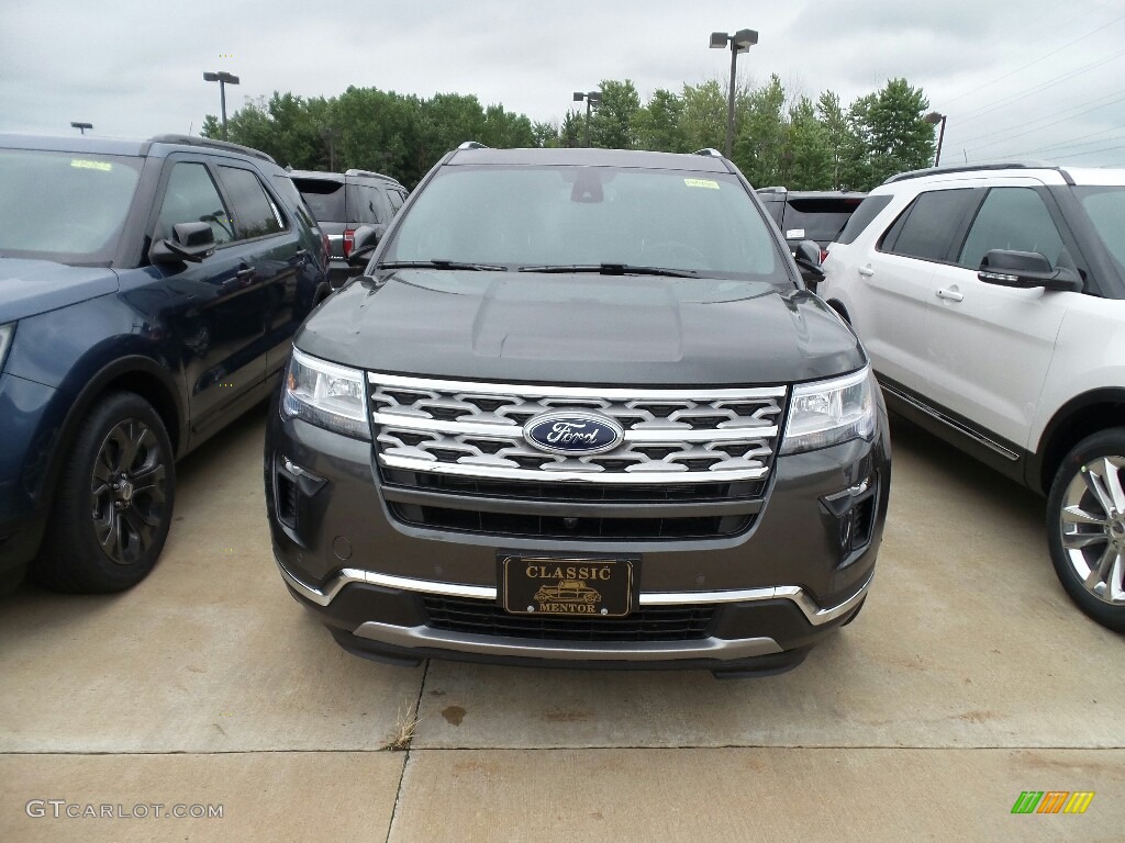 2018 Explorer Limited 4WD - Magnetic Metallic / Ebony Black photo #2