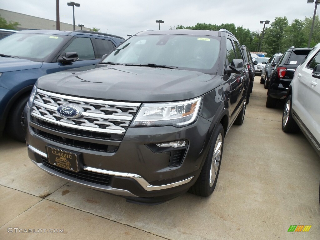 2018 Explorer Limited 4WD - Magnetic Metallic / Ebony Black photo #6