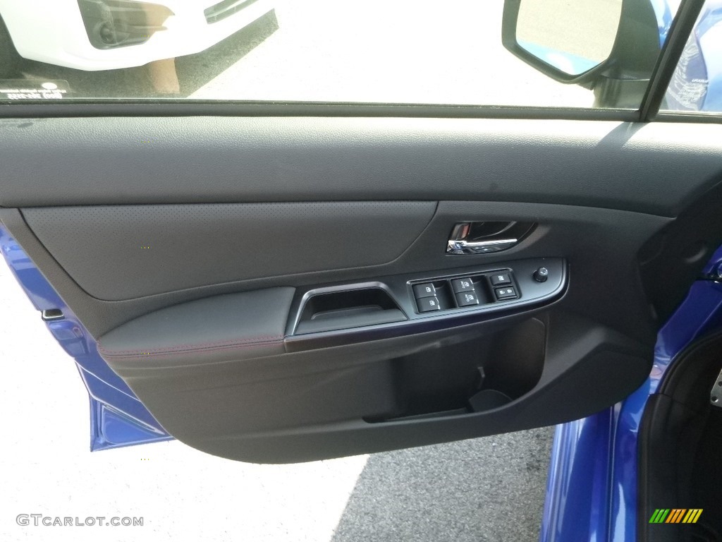 2019 Subaru WRX Limited Carbon Black Door Panel Photo #128701774