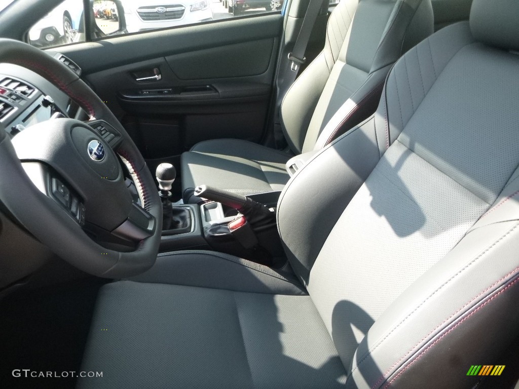 Carbon Black Interior 2019 Subaru WRX Limited Photo #128701804