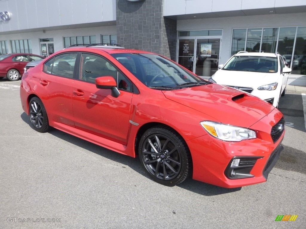Pure Red 2019 Subaru WRX Premium Exterior Photo #128701987