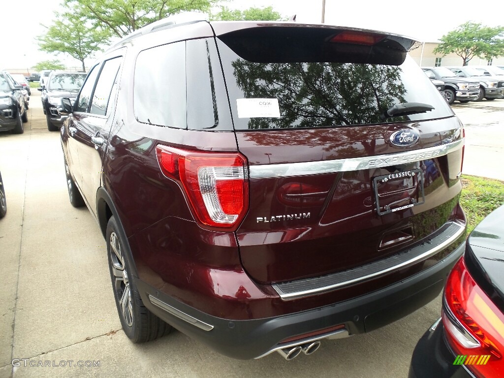 2018 Explorer Platinum 4WD - Burgundy Velvet / Ebony Black photo #3