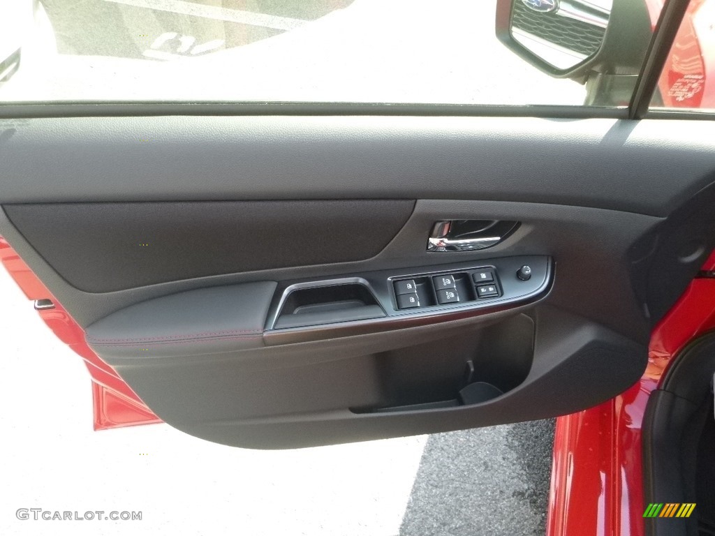 2019 Subaru WRX Premium Carbon Black Door Panel Photo #128702332