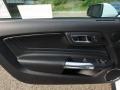 Ebony/Recaro Leather Trimmed 2019 Ford Mustang GT Premium Fastback Door Panel