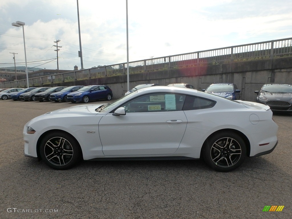 Oxford White 2019 Ford Mustang GT Fastback Exterior Photo #128703430