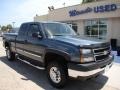 2006 Blue Granite Metallic Chevrolet Silverado 2500HD LT Extended Cab 4x4  photo #2