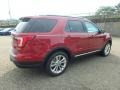 2018 Ruby Red Ford Explorer XLT 4WD  photo #3