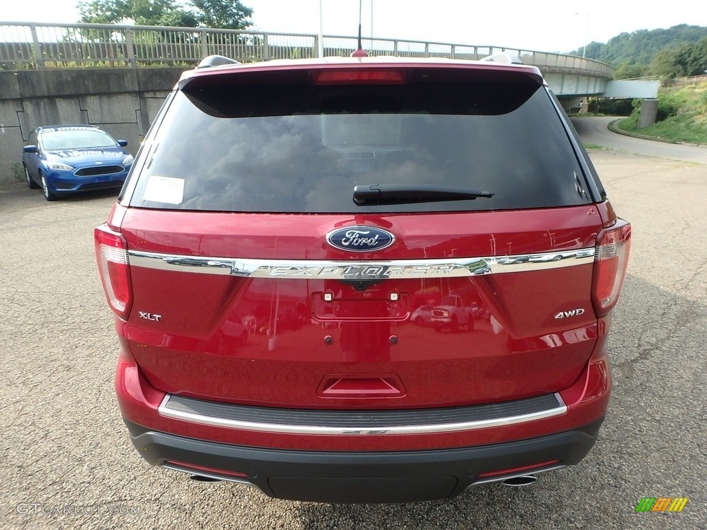 2018 Explorer XLT 4WD - Ruby Red / Ebony Black photo #4