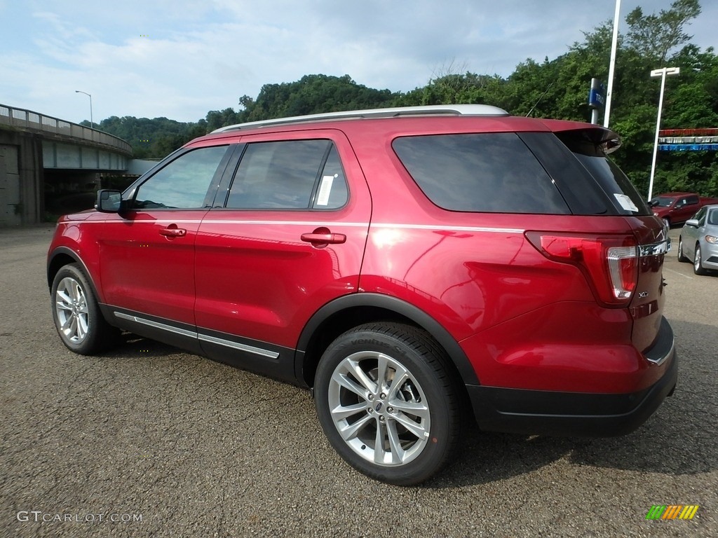 2018 Explorer XLT 4WD - Ruby Red / Ebony Black photo #6