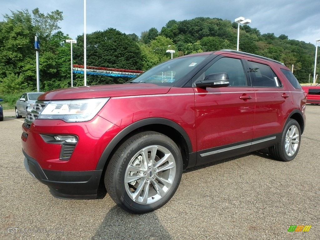 2018 Explorer XLT 4WD - Ruby Red / Ebony Black photo #8