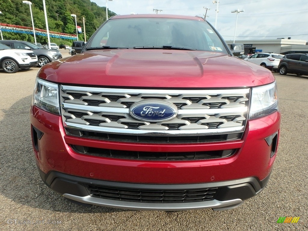 2018 Explorer XLT 4WD - Ruby Red / Ebony Black photo #9