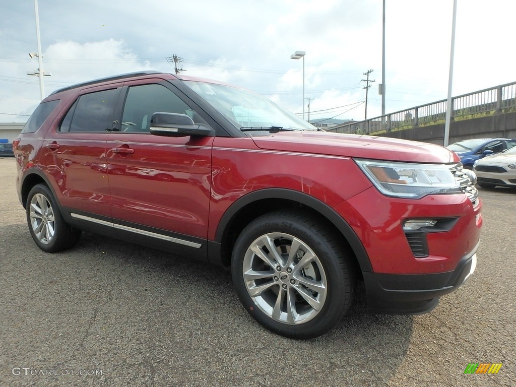 2018 Explorer XLT 4WD - Ruby Red / Ebony Black photo #10